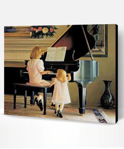Piano Girls Paint By Number