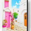 Pink Door Greece Paint By Number
