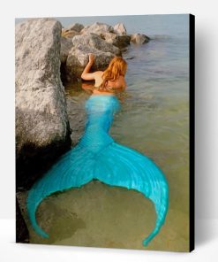 Real Blue Mermaid Paint By Number