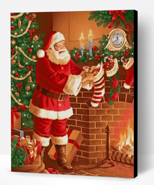 Saint Nick Christmas Paint By Number