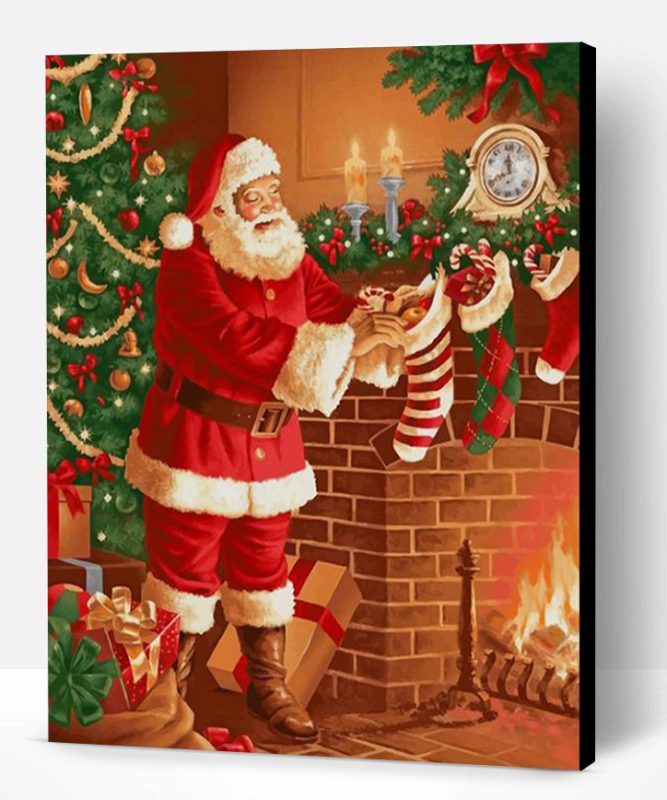 Saint Nick Christmas Paint By Number