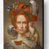 Surrealism Girl With Animals Paint By Number
