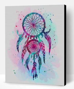 Watercolor Dream Catcher Paint By Number