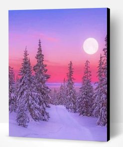 Winter Landscape Paint By Number