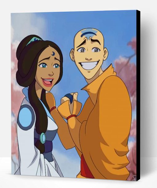 Aang Katara Paint By Number