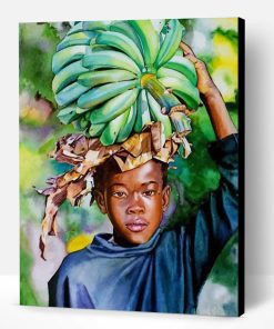African Boy Paint By Number
