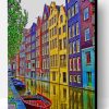 Amsterdam Colorful Houses Paint By Number