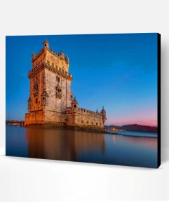 Belem Tower Portugal Paint By Number
