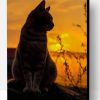 Cat Silhouette Paint By Number