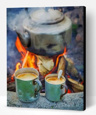 Coffee And Camping Paint By Number