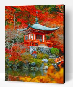Daigo Ji Temple Kyoto Paint By Number