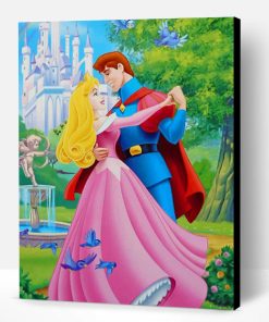 Dancing Sleeping Beauty And Prince Paint By Number