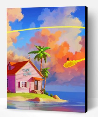 Dragon Ball House Paint By Number