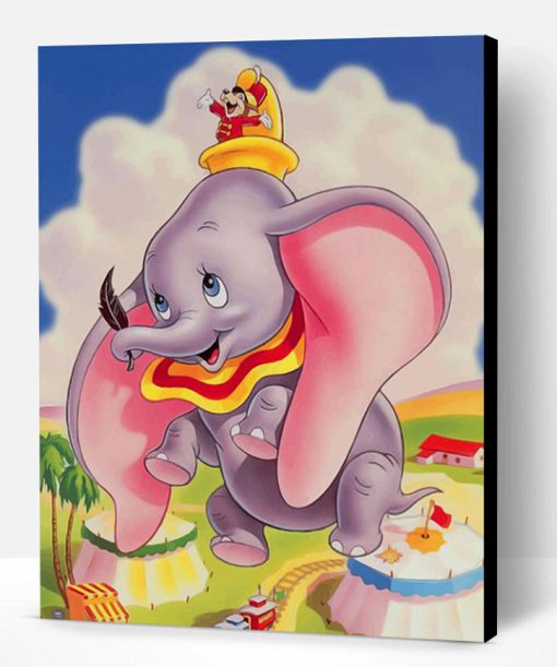 Dumbo Elephant Paint By Number