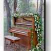 Flowers Blooming Piano Paint By Number