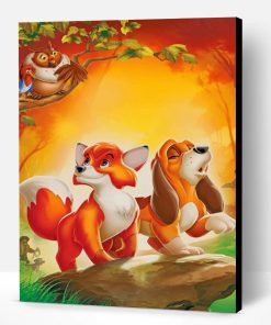 Fox And The Hound French Paint By Number