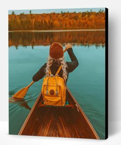 Girl In A Boat Paint By Number