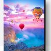 Hot Air Balloons Over Sunset Paint By Number