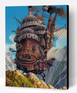 Howls Moving Castle Studio Ghibli Paint By Number