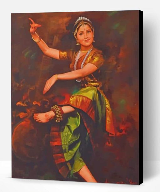 Indian Woman Dancing Paint By Number