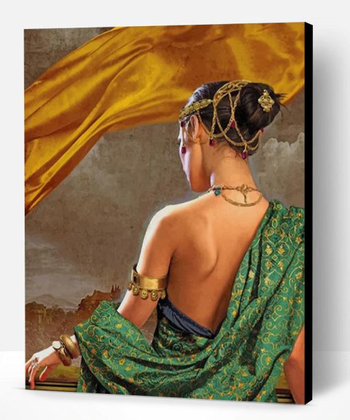 Indian Woman Paint By Number