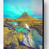 Kirkjufell Northern Lights Paint By Number