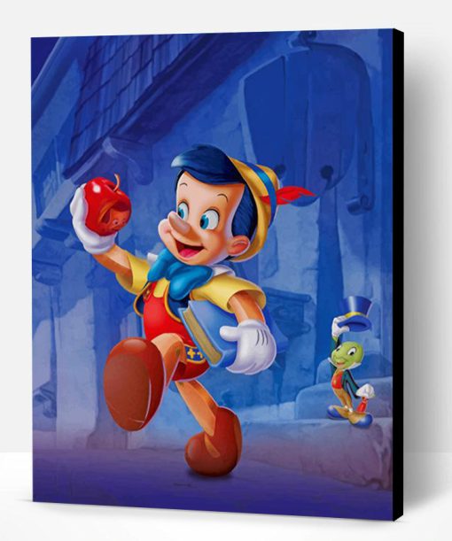 Pinocchio Cartoon Paint By Number