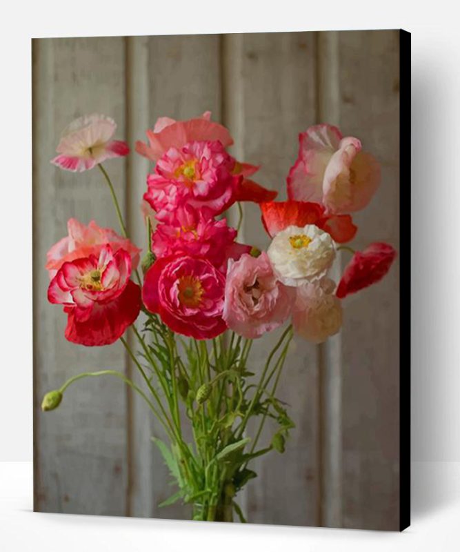 Poppies Bouquet Paint By Number
