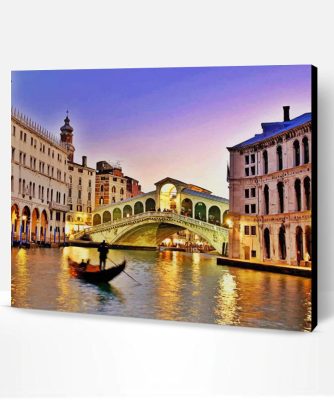 Rialto Bridge Venice Paint By Number