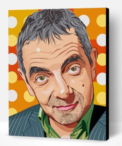Rowan Atkinson Mr Bean Paint By Number