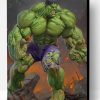 Super Hero Hulk Paint By Number