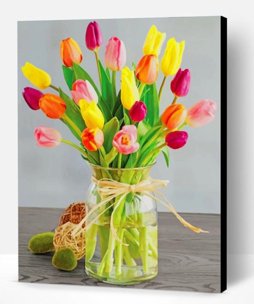 Tulips Bouquet Paint By Number