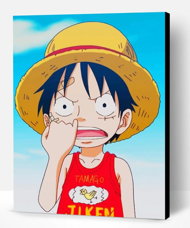 Young Monkey D Luffy Paint By Number