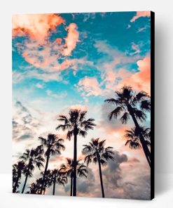 Aesthetic Palm Trees Paint By Number
