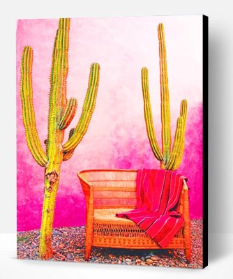 Aesthetic Mexican Pink Wall Paint By Number