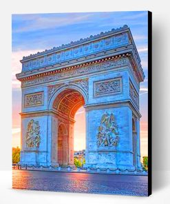 Arc de Triomphe France Paint By Number