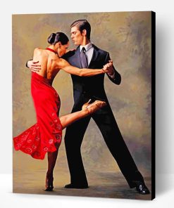 Argentine Tango Dancers Paint By Number