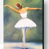 Ballerina With White Dress Paint By Number