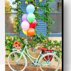 Bicycle Balloons Paint By Number