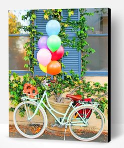 Bicycle Balloons Paint By Number