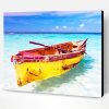 Caribbean Small Fishing Boat Paint By Number