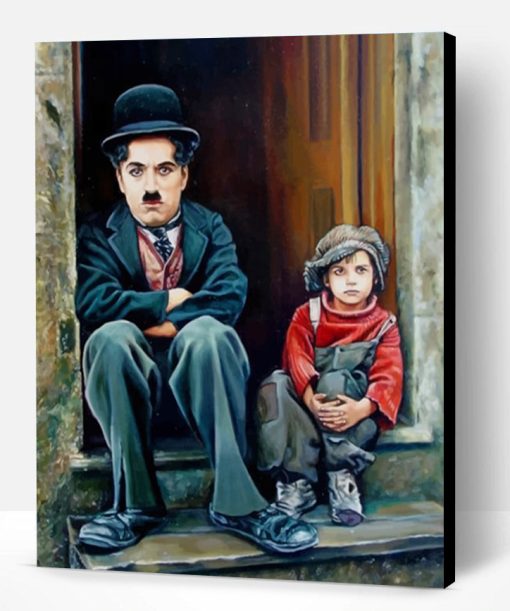 Charlie Chaplin Paint By Number