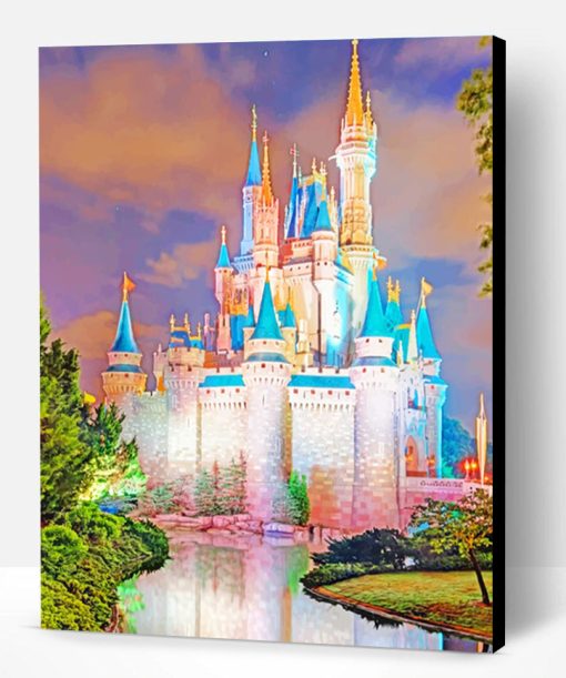 Cinderella Castle Paint By Number