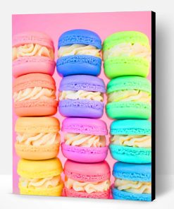 Colorful Macarons Paint By Number