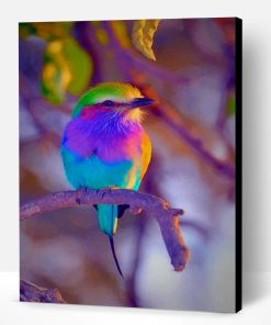 Colorful Bird Paint By Number
