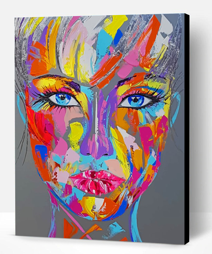 Colorful Face NEW Paint By Numbers - Paint By Numbers PRO