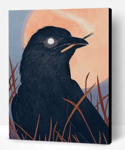 Common Raven Bird Paint By Number
