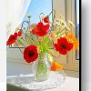 Daisies In A Vase Paint By Number