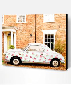 Floral Nissan figaro Paint By Number