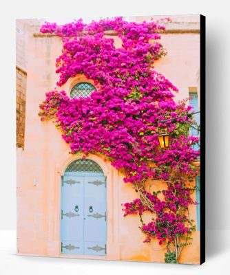 Floral Medina Gate Paint By Number